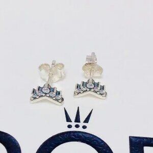 Pandora Tiara Wishbone Stud Earrings